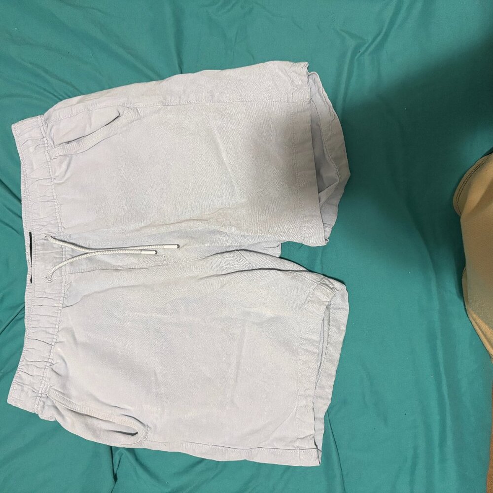 Abercrombie & Fitch Light Blue Drawstring Shorts – Size Small